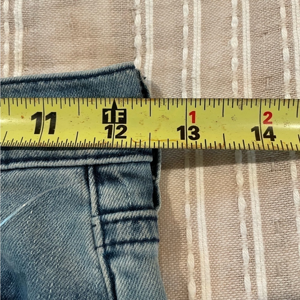 Free People Mid Rise Busted Knee Stretchy Skinny Jeans 24 NWT - Picture 11 of 13